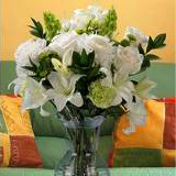Fresh Breeze Bouquet With Vase