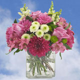 Sentimental Joy 26 Flowers With Vase