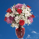 Valentine's Beau 24 Flowers with Vase $ 89.00