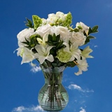 Fresh Breeze Bouquet With Vase