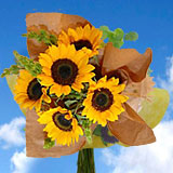 4 Sunflower Bouquets 12 Flowers