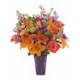 Colorful Blooms 26 Flowers With Vase