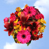Arrangement Purple Fall Flowers 9 Bouquets