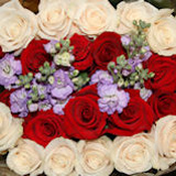 Top Secret 6 Bouquets 12 Red Roses 12 Centerpieces Pink Roses 4 Fillers