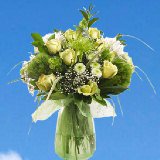 Saint Patrick's  Green Bouquet With Vase