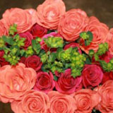 Top Secret 6 Bouquets 12 Red Roses 12 Centerpieces Orange Roses 4 Fillers