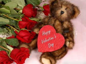 Valentines-Day-Flowers-with-Bear