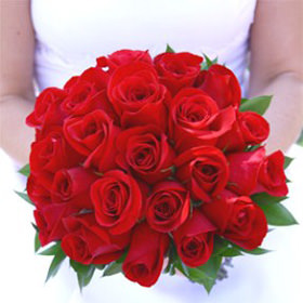 Bridal Bouquet Red Roses