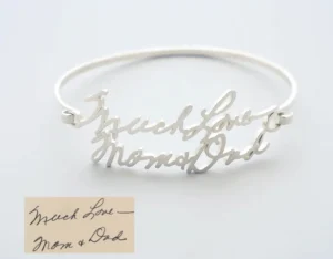 Personalized Handwriting Bracelet For Mom