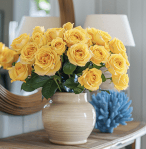 Yellow Roses Home Decor